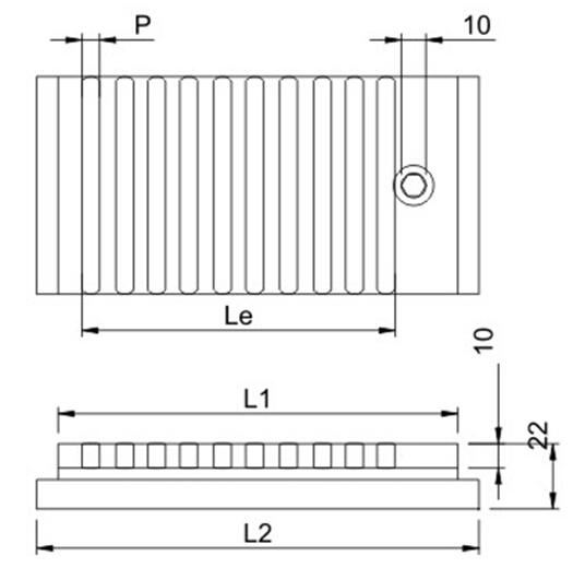 超薄型永磁吸盤(pán)原理圖 超薄型永磁吸盤(pán)原理圖