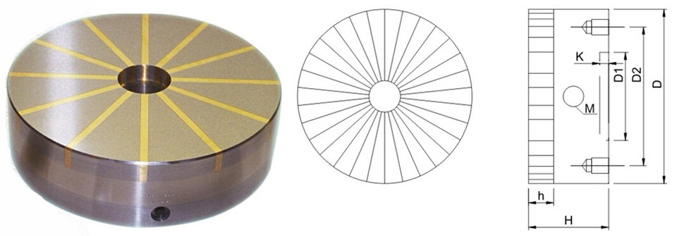 輻射極圓形永磁吸盤 輻射極圓形永磁吸盤