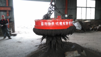 廢鋼起重電磁鐵，魯磁品牌讓您記憶猶新