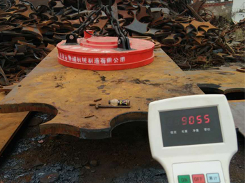 山東魯磁1.65米起重電磁鐵，可起吊整張鋼板>9055公斤