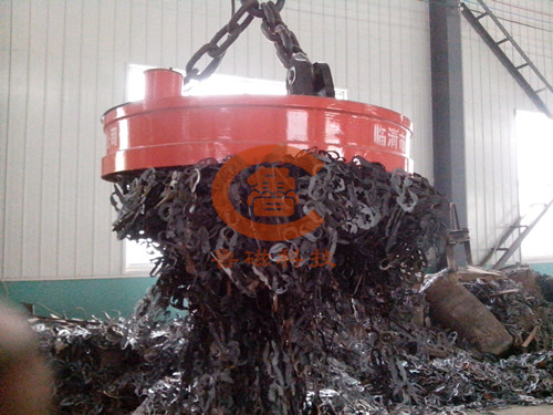 廢鋼電磁吸盤魯磁科技賣到火爆