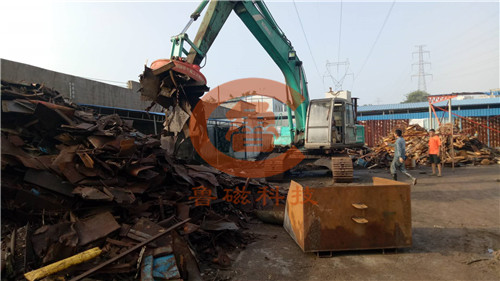 【采購】挖機(jī)起重電磁鐵哪里有？魯磁科技安全又環(huán)保