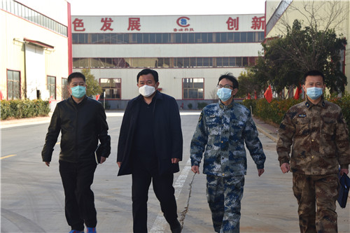 【復工防疫】臨清市武裝部及新華路街道武裝部來魯磁科技調(diào)研疫  情期間企業(yè)復工情況