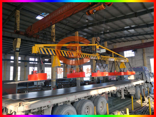 吊鋼板用起重電磁鐵 一鍵按鈕輕松起吊！