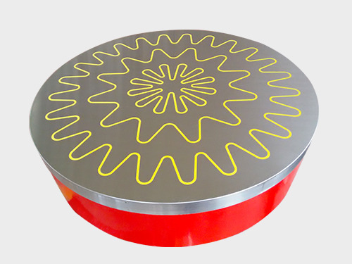 臥磨用圓形電磁吸盤(pán)(梅花型) 臥磨用圓形電磁吸盤(pán)(梅花型)